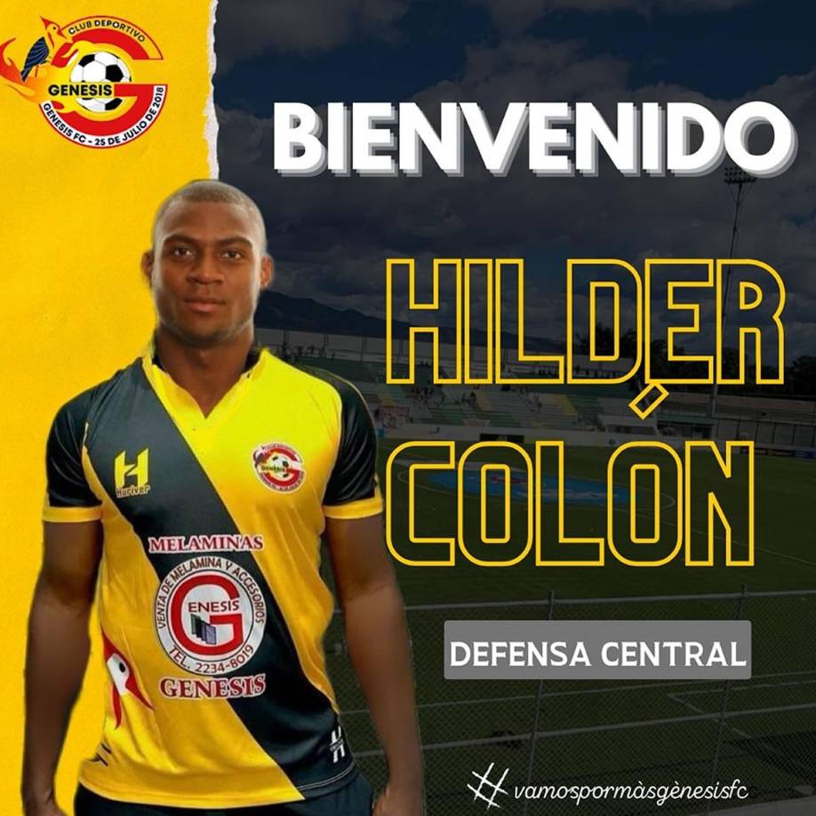 Hilder Colón - El veterano defensa central de 34 años fue anunciado como nuevo fichaje del Génesis de Comayagua. Jugó el torneo pasado con el Vida.