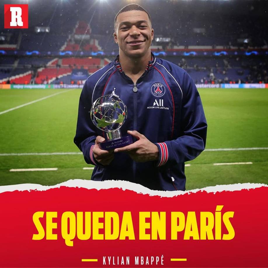 Diario Récord (México) - “Se queda en París”.