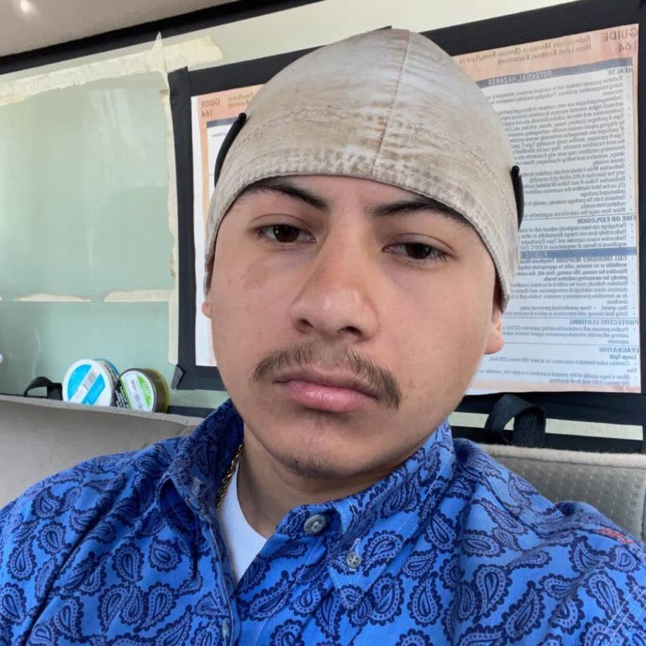 José Paredes (foto), de 22 años, estaba en el asiento del pasajero y ha sido acusado del asesinato de Samuel Mata.