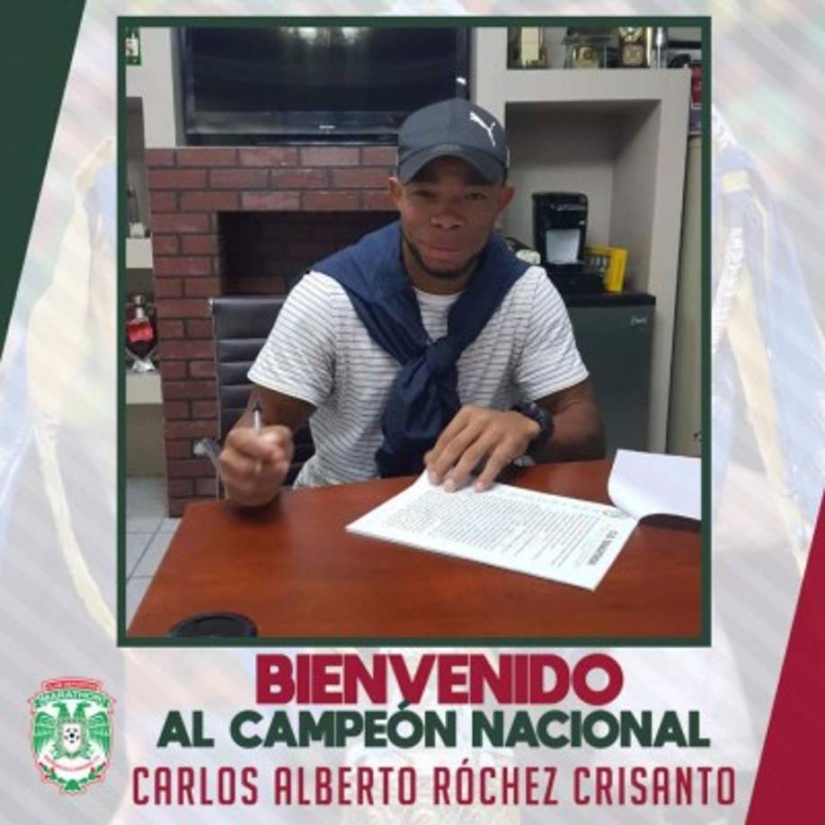 El Marathón hizo oficial la contratación del delantero Carlos Róchez, procedente de la UPN.