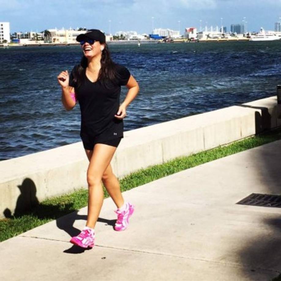 Correr para Carmen significa paz.