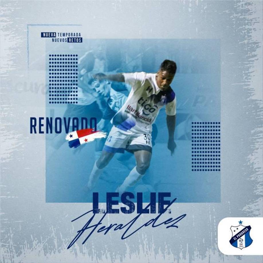 El volante panameño Leslie Heraldez renovó contrato con el Honduras Progreso.
