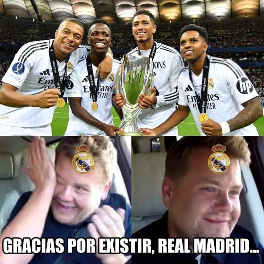 Mbappé protagonista: los jocosos memes que dejó el título del Real Madrid