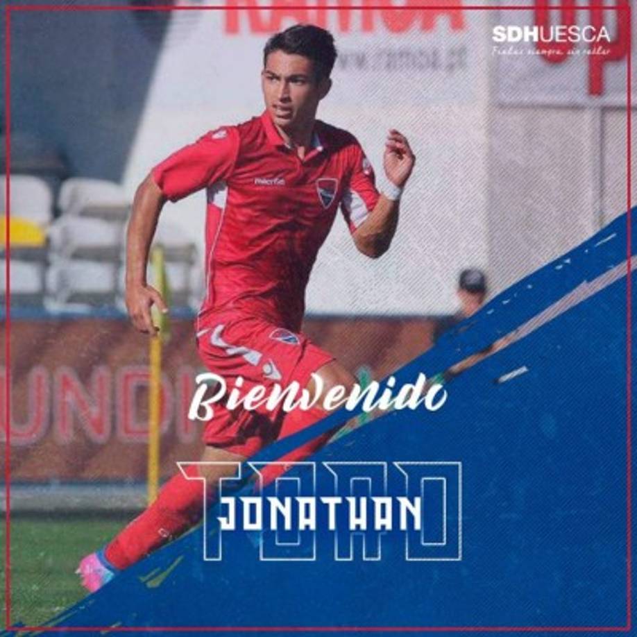 El mediapunta hondureño Jonathan Rubio ha sido anunciado como nuevo jugador del Huesca de la Liga Española. Llega procedente del Gil Vicente de Portugal.