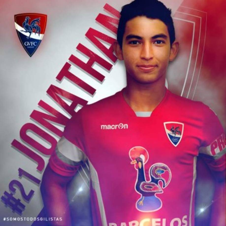 El joven delantero hondureño Jonathan Rubio ha sido cedido a préstamo por el Gil Vicente de Portugal al equipo Arandina CF de la tercera división del fútbol español. Estará hasta el final de la presente temporada. Tiene año y medio de contrato con el club luso.
