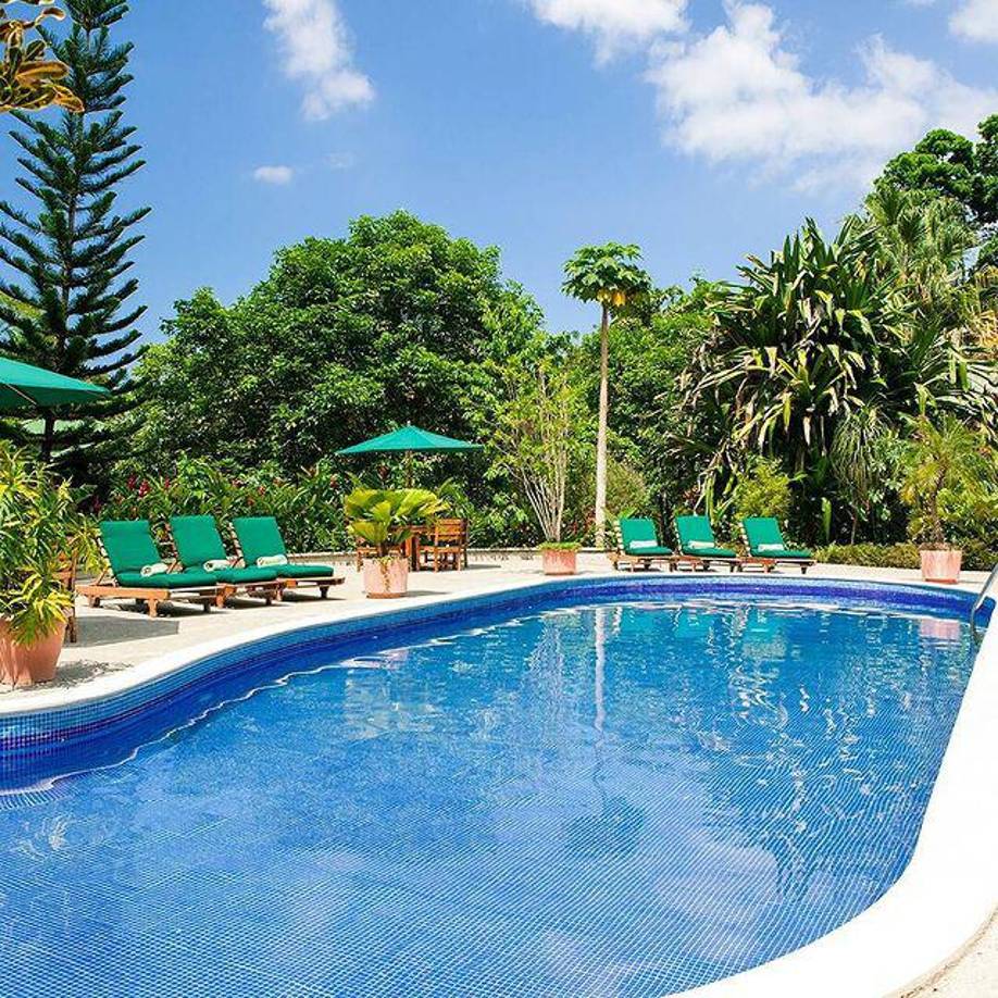 El lugar cuenta con una infraestructura al estilo rústico pero muy elegante, posee piscina en medio de un hermoso bosque rodeada de sillas para tomar el sol y un paisaje espectacular para quienes aman posar en traje de baño.