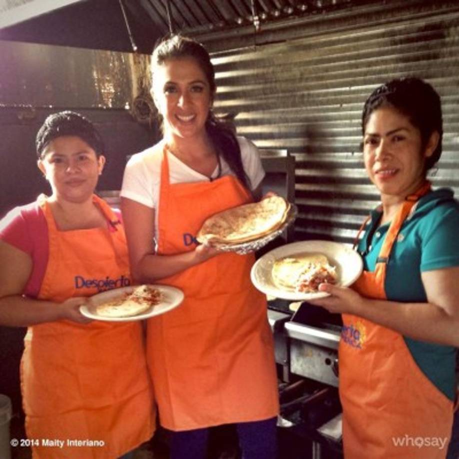 De pequeña 'estar al frente de las personas no me daba pena', nos dijo la reportera, por eso su profesión le vino como anillo al dedo.