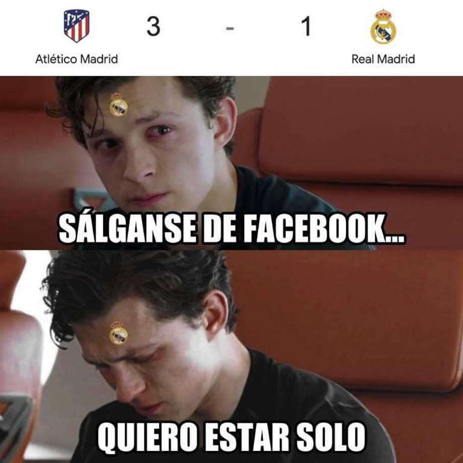 Memes destrozan al Real Madrid tras la dura derrota ante el Atlético