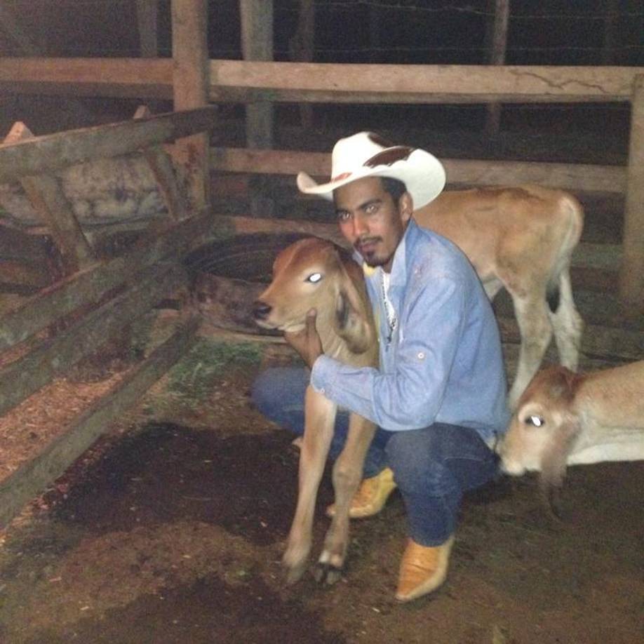 En otra de sus cuentas, Saúl destacaba sus inicios en la ganadería.