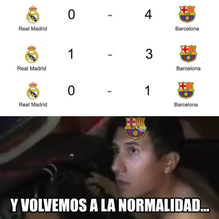Burlas: Memes destrozan al Madrid tras perder ante Barcelona