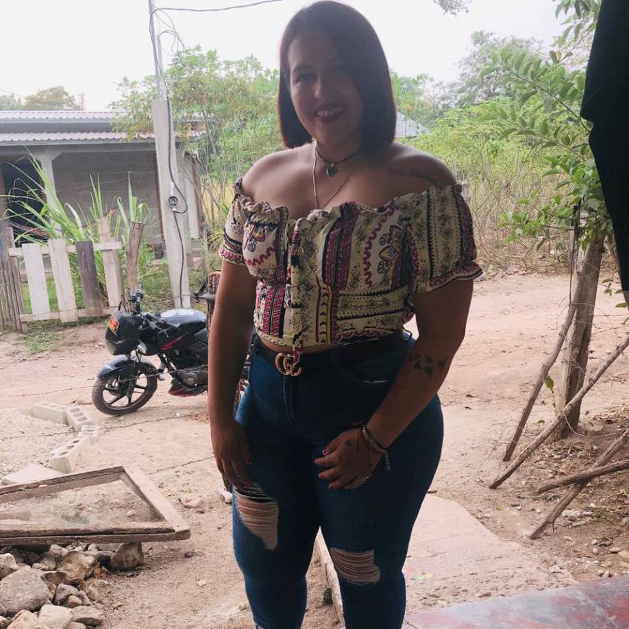 Wendy se transportaba en un motocicleta junto con su pareja sentimental.