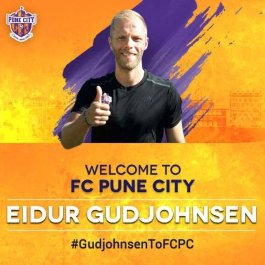 Eidur Gudjohnsen, nuevo jugador del Pune City indio. El veterano delantero islandés, ex de equipos como el Chelsea o el Barcelona, recala en el equipo de la India procedente del Molde noruego.
