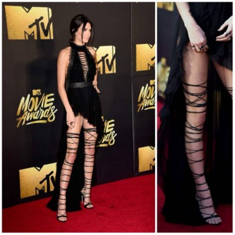 Kendall Jenner. La que se llevó la atención por su vestido Kristian Aadnevik.