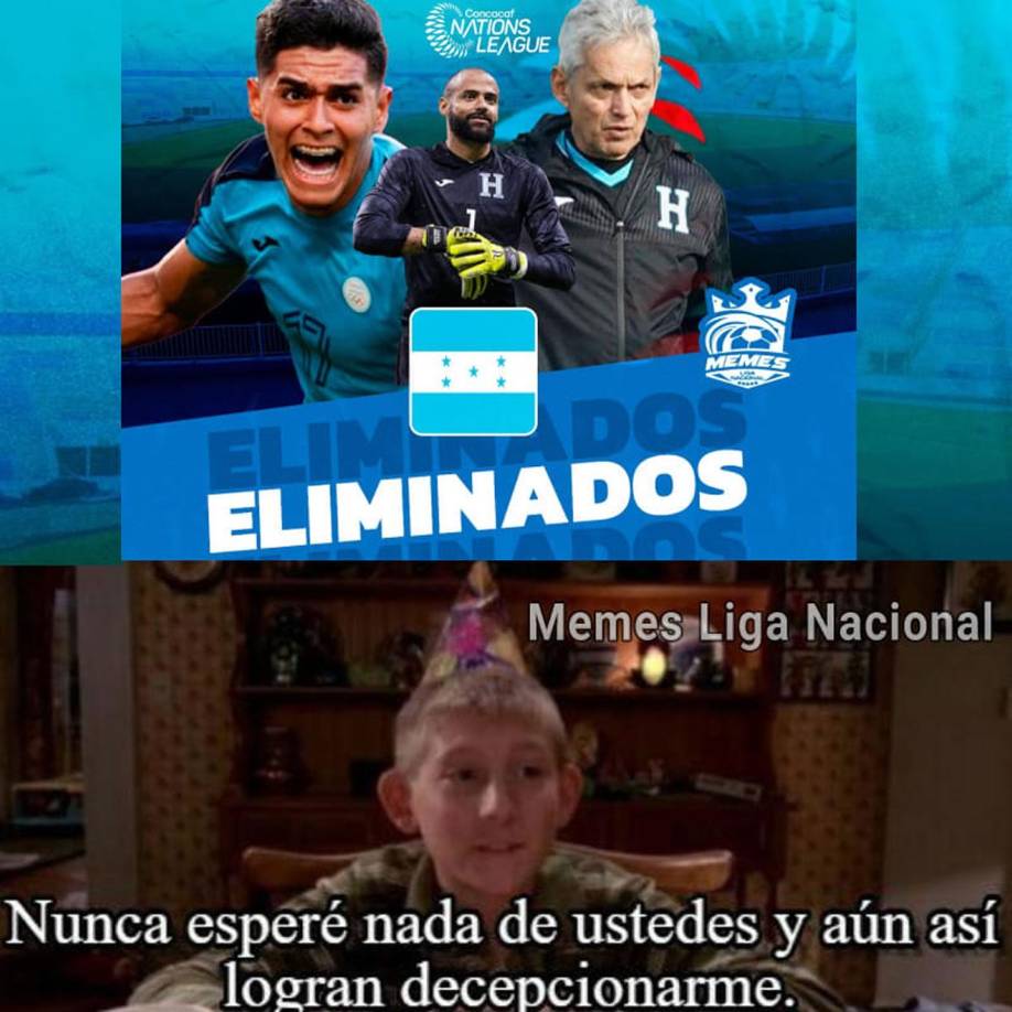Los divertidos memes que dejó la goleada que sufrió Honduras contra México (4-0) en la vuelta de cuartos de final de la Nations League de la Concacaf.