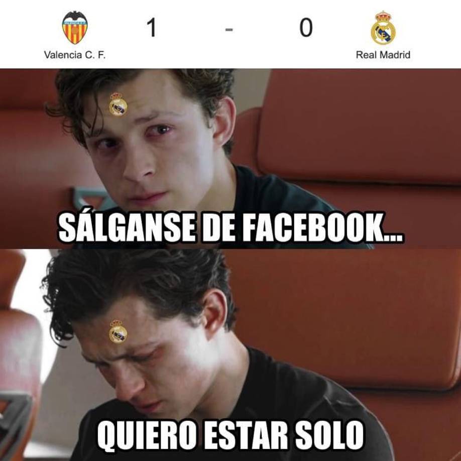 Memes destrozan al Real Madrid tras caer ante el Valencia