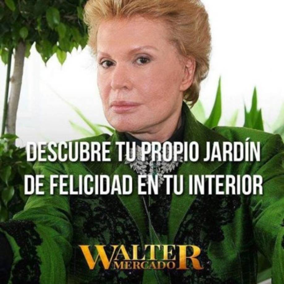 Todos los días Mercado comparte mensajes positivos para sus miles de seguidores.