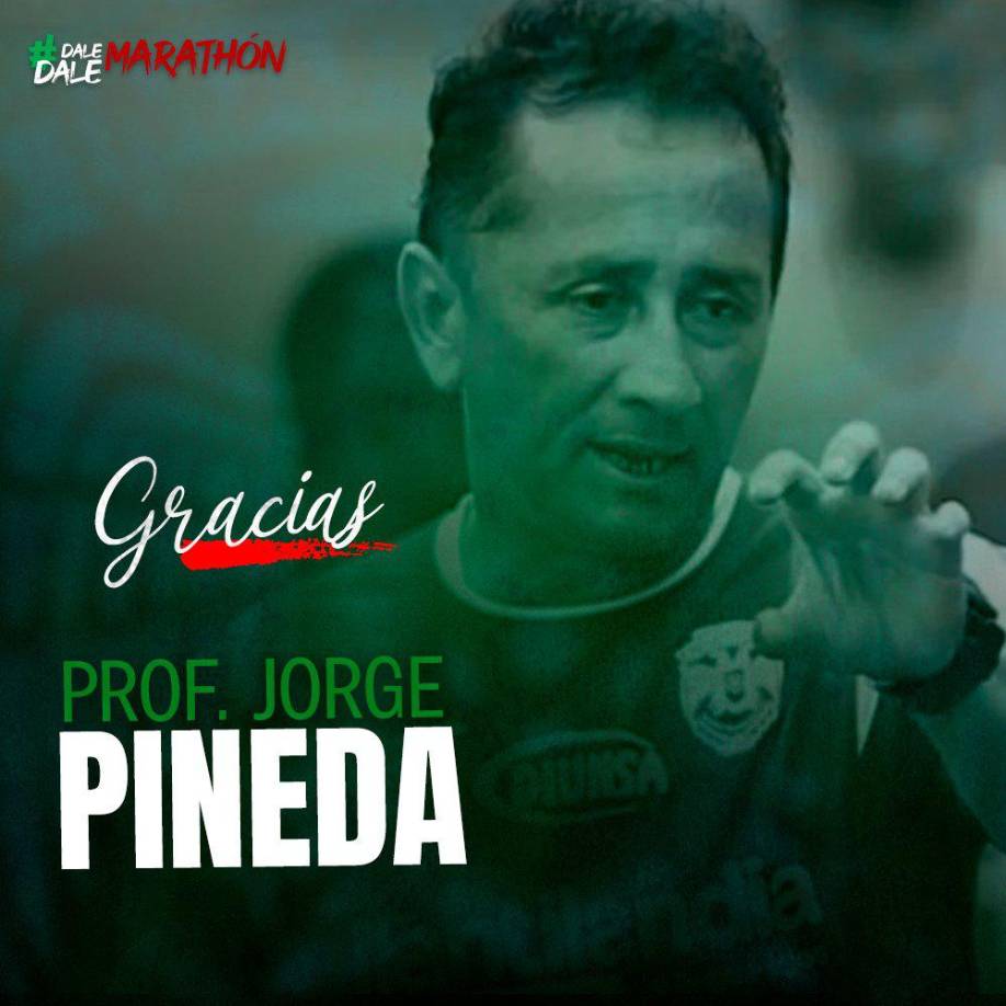 El asistente técnico Jorge Pineda tampoco sigue en el Marathón para la próxima temporada. El hondureño no entra en los planes del entrenador uruguayo Manuel Keosseián. “Mejor hacerse a un lado. Keosseián trajo su propio cuerpo técnico y no entró en sus planes”, dijo.