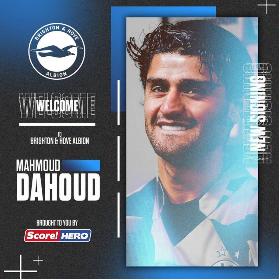 Mahmoud Dahoud - El Brighton ya tiene recambio para Alexis Mac Allister. El club inglés acaba de oficializar el fichaje de Mahmoud Dahoud. El centrocampista alemán, de 27 años, llega gratis a la Premier y firma hasta 2027 después de cumplir contrato con el Borussia Dortmund.
