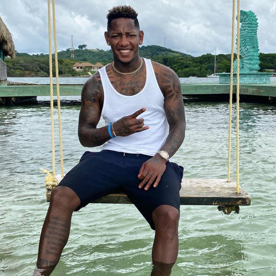 Romell Quioto se encuentra de vacaciones en Roatán.