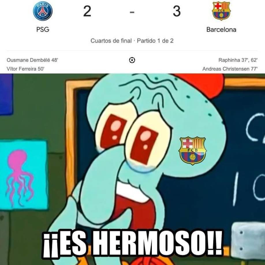 Memes destrozan a Mbappé: Burlas tras triunfo del Barcelona al PSG