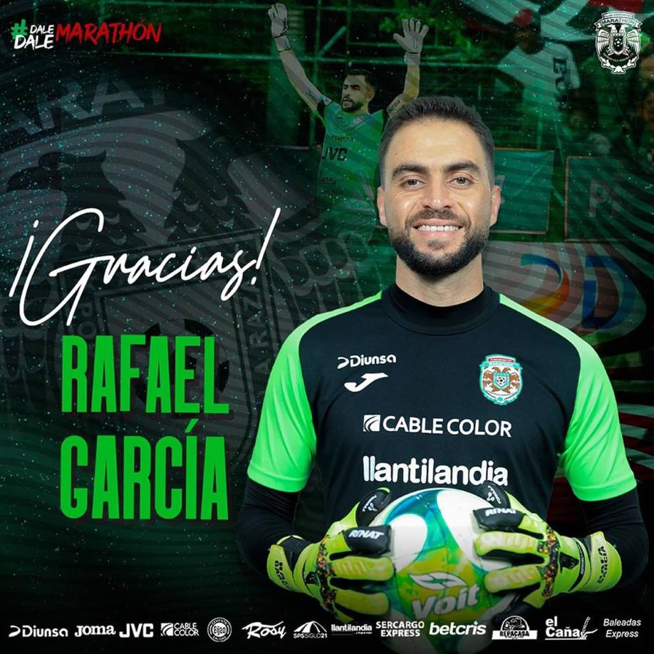 El portero uruguayo Víctor Rafael García fue el primero en decir adiós en la barrida que está haciendo el Marathón para el próximo campeonato. El charrúa rescindió contrato con los verdolagas y decidió no seguir.