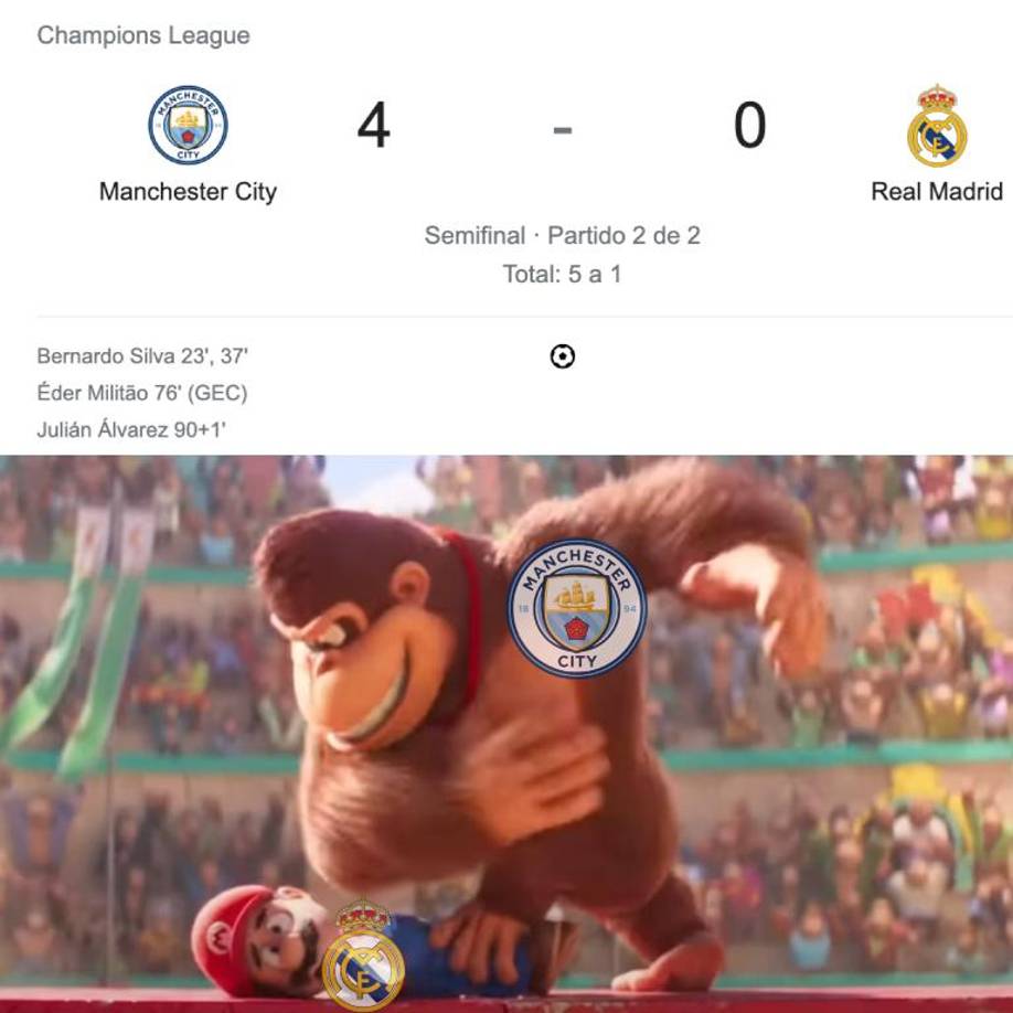 Real Madrid: Los mejores memes tras la paliza ante Manchester City