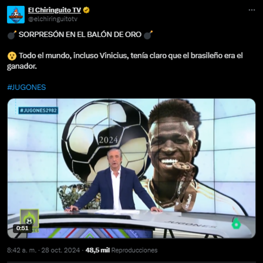 Vinicius no viajó al Balón de Oro: indignación y enfado; señalan al ganador