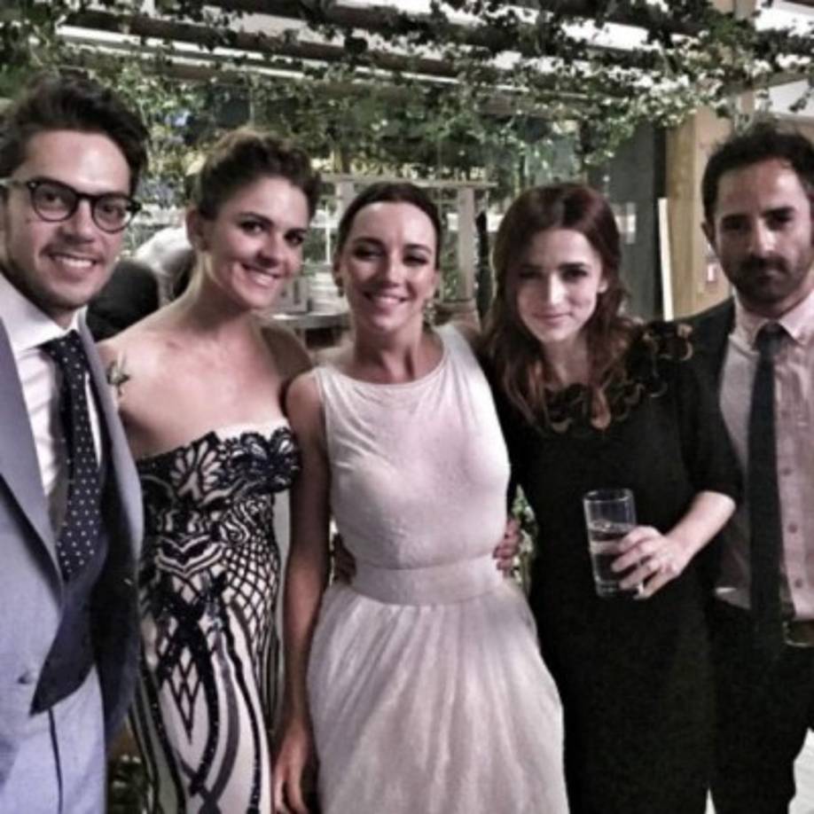 La pareja celebró el enlace con alrededor de 550 invitados, en un salón de eventos con jardín en Loreto, al sur de la Ciudad de México, a las 3:00 de la tarde.<br/>