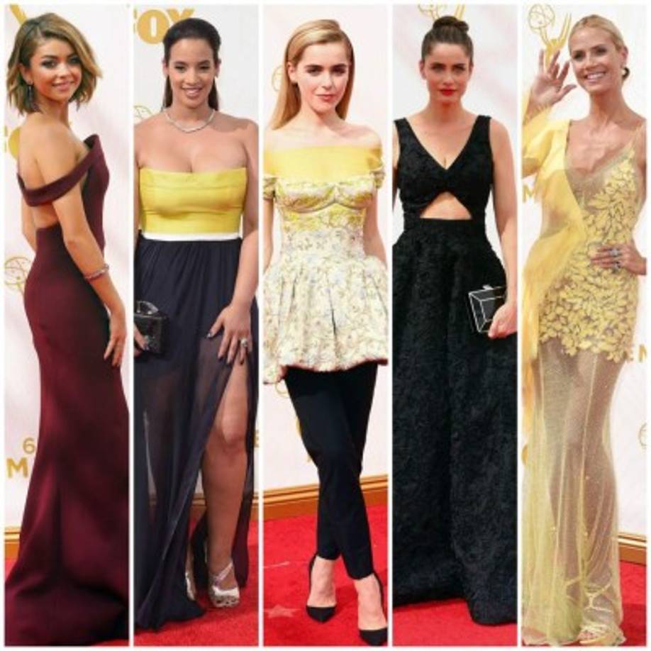 Las estrellas desfilaron por la alfombra roja del teatro Microsoft.