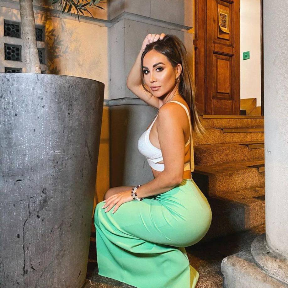 Así es Lauryn Goodman, la amante de Kyle Walker con la que el futbolista inglés tuvo dos hijos.