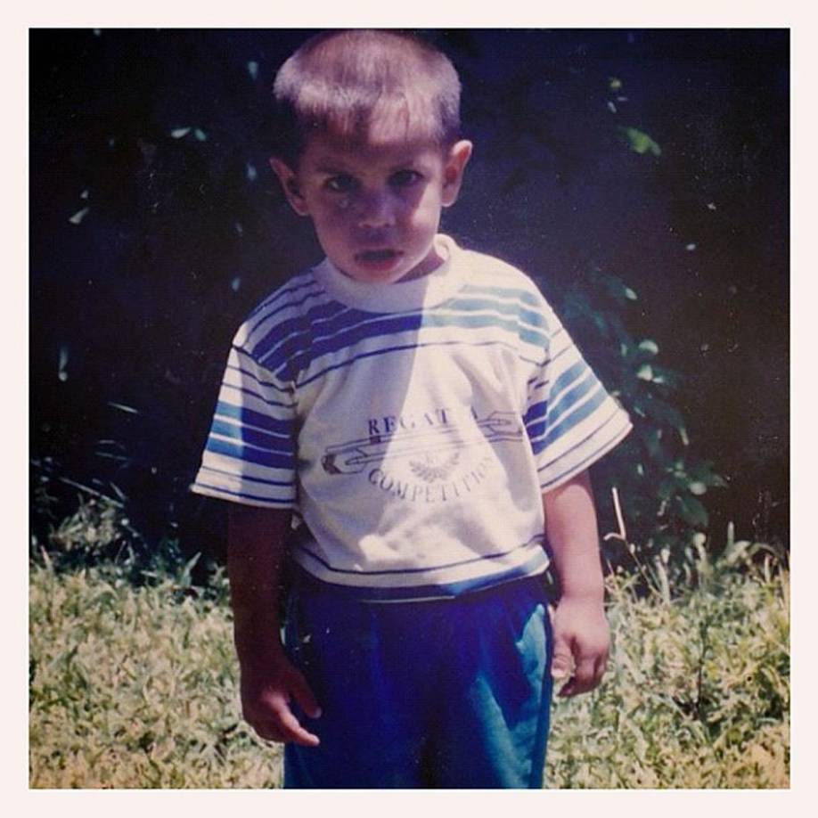 El beisbolista sampedrano desde pequeño se inclinó por prácticar deporte. Así lucía Dubón en su niñez.