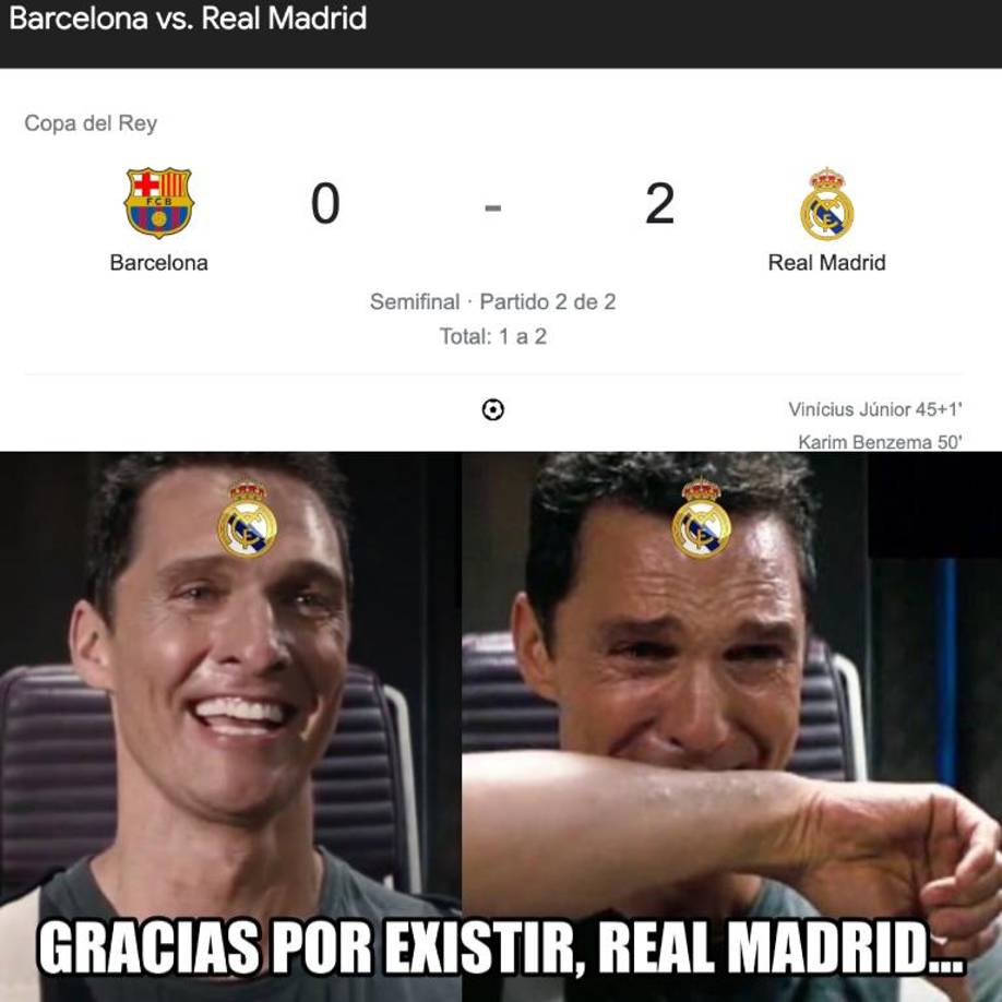 Los crueles memes que destrozan al Barcelona tras la paliza del Madrid