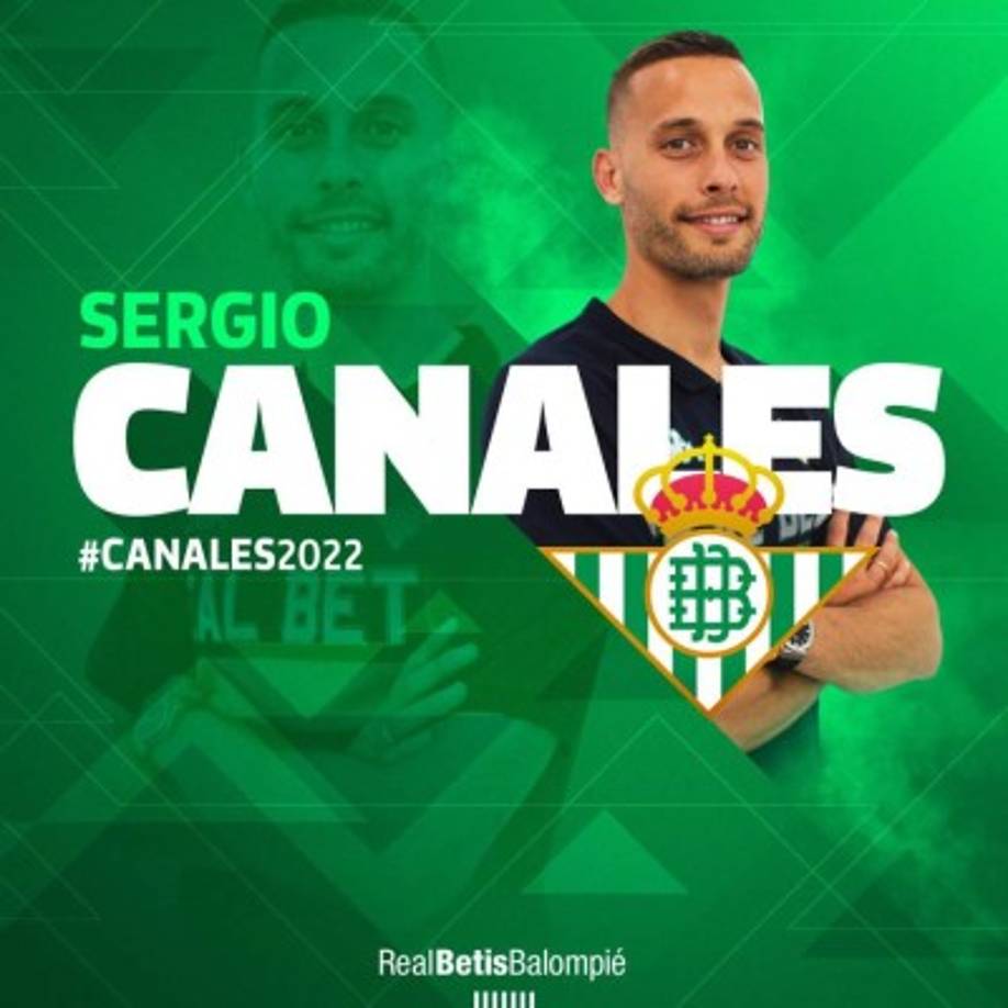 El Betis ha hecho oficial, mediante un comunicado publicado en sus redes sociales y su página web, la contratación de Sergio Canales para las cuatro próximas temporadas. El centrocampista santanderino llega a Heliópolis con la carta de libertad tras finalizar el pasado 30 de junio su contrato con la Real Sociedad.