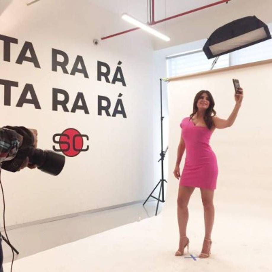 Desde niña, Carolina Padrón se relacionó con los deportes porque los veían mucho en su casa en Venezuela.