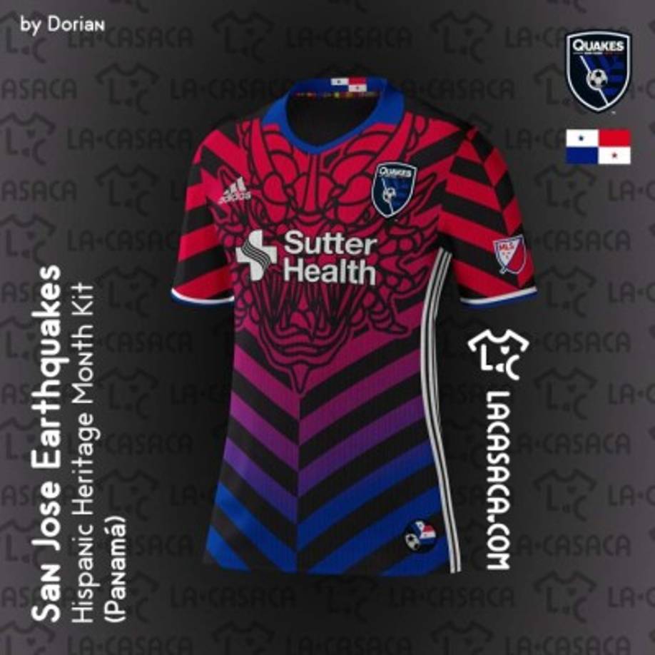 La camiseta del San Jose Earthquakes, donde juega el hondureño Víctor 'Muma' Bernárdez, representará a Panamá por el volante Aníbal Godoy.