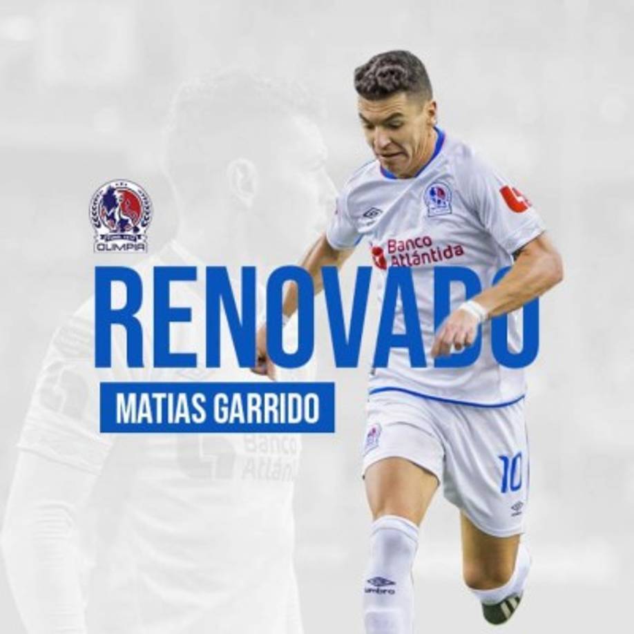 Matías Garrido: El mediocampista argentino llegó a un acuerdo y renovó un año con el Olimpia.