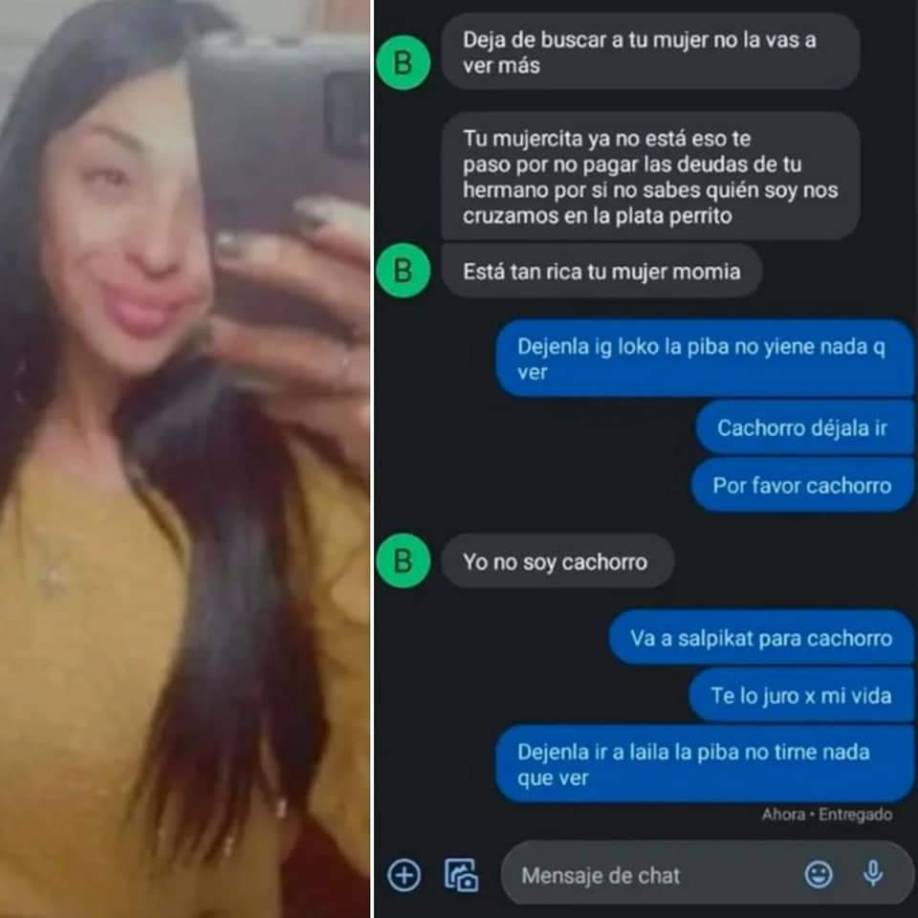 “Este chico también estuvo preso en La Plata junto a su hermano y ambos recuperaron la libertad. A los cuatro meses de haber salido <b>conoció a mi hija y se fueron a vivir untos a Villa de Mayo con la familia de él</b>”, continuó. La joven desapareció en Tigre, Buenos Aires, Argentina. 