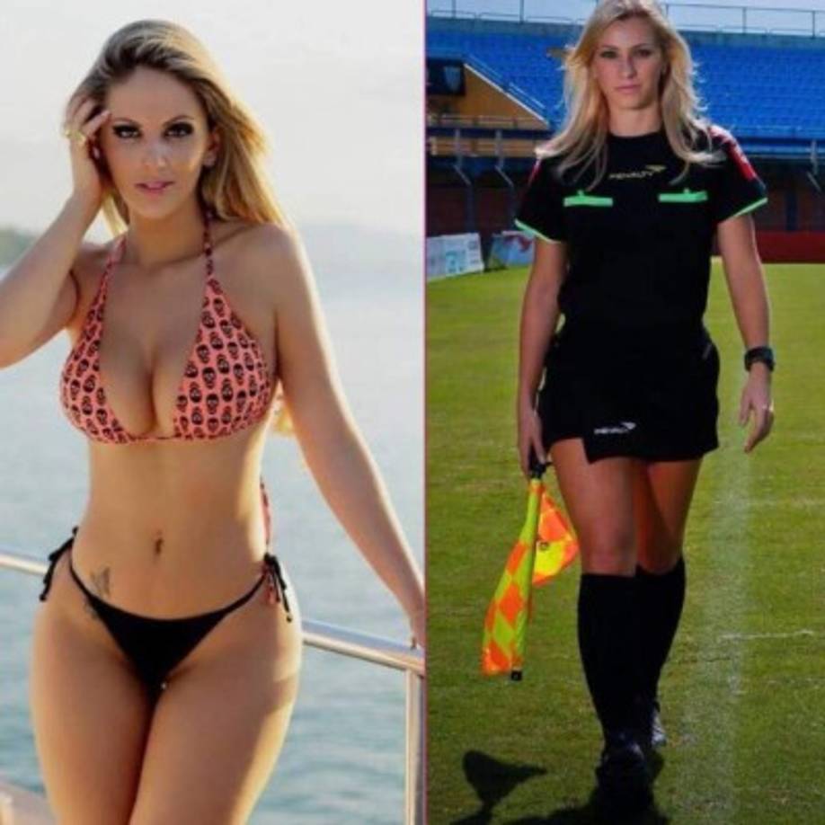 El mundo del fútbol vuelve a poner los ojos en Brasil. No por su jogo bonito o la magia de Neymar Jr., sino por la belleza de una mujer árbitro asistente. Ella es Fernanda Colombo que cautiva en cada partido y al parecer estaría en el Mundial de Rusia 2018.