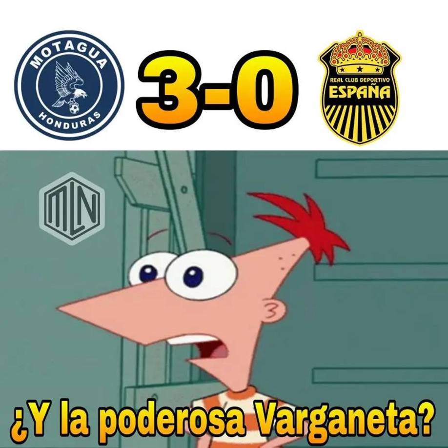 Memes: Real España sufre las burlas tras perder ante Motagua en la ida de la final