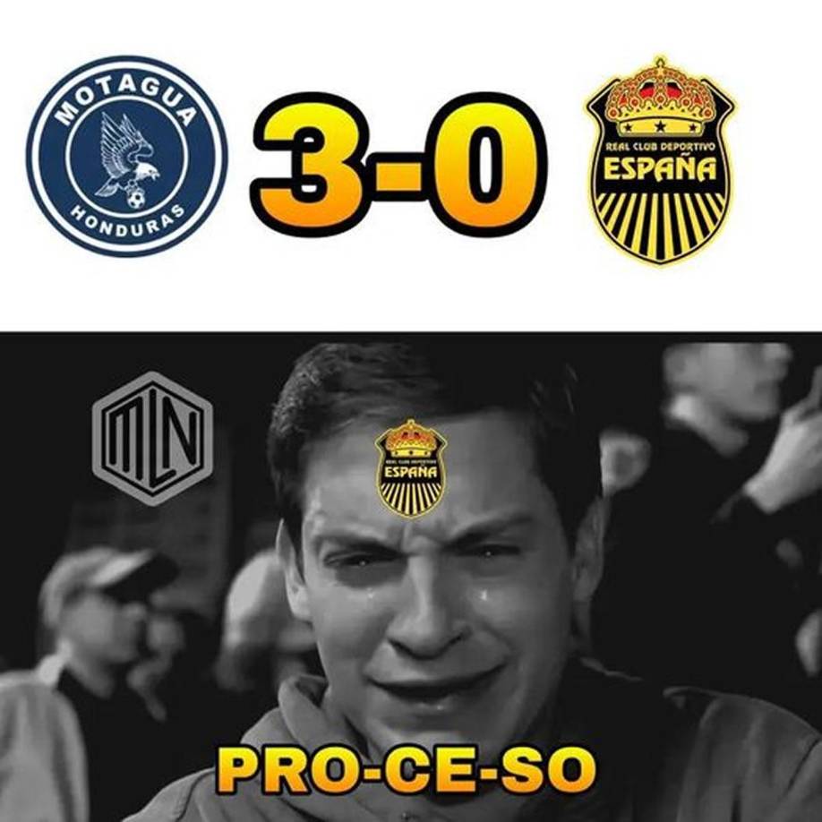 Memes: Real España sufre las burlas tras perder ante Motagua en la ida de la final
