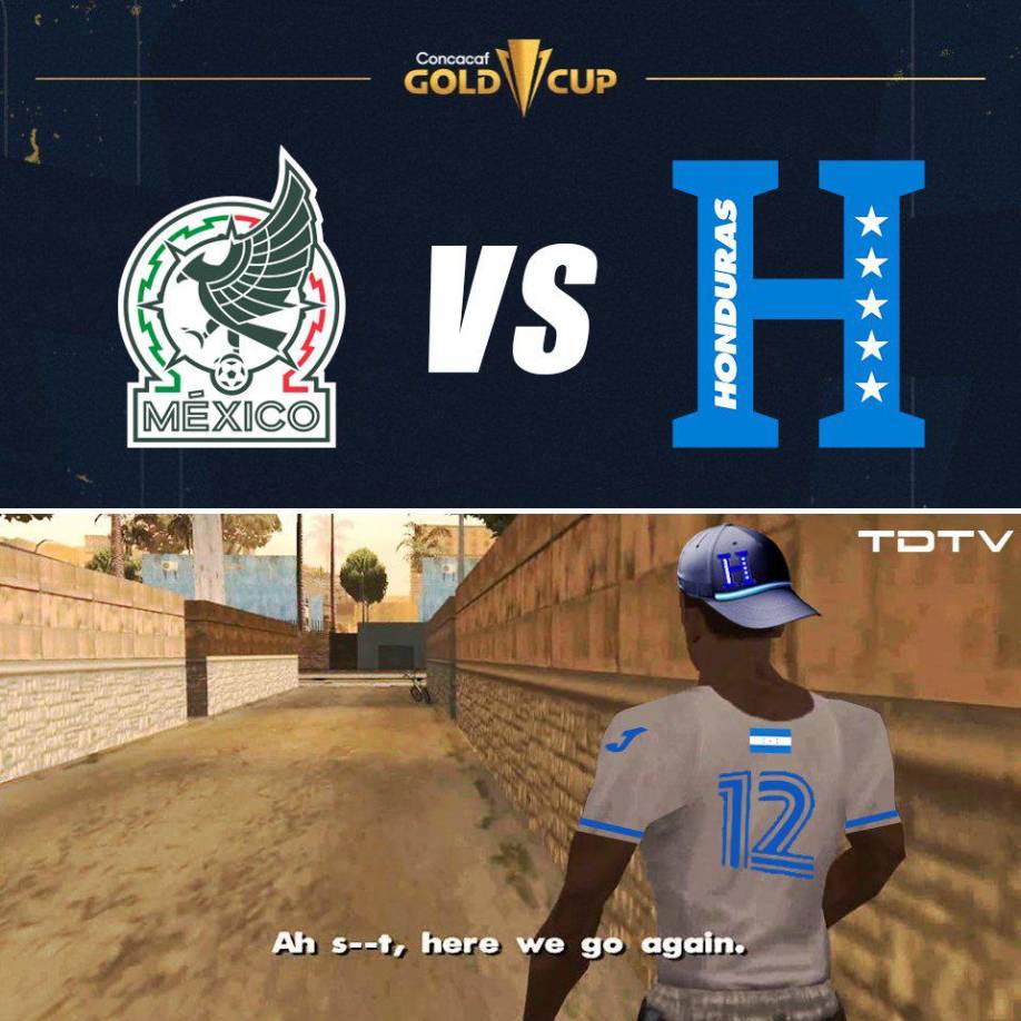 Memes destrozan a Honduras tras paliza ante México en la Copa Oro