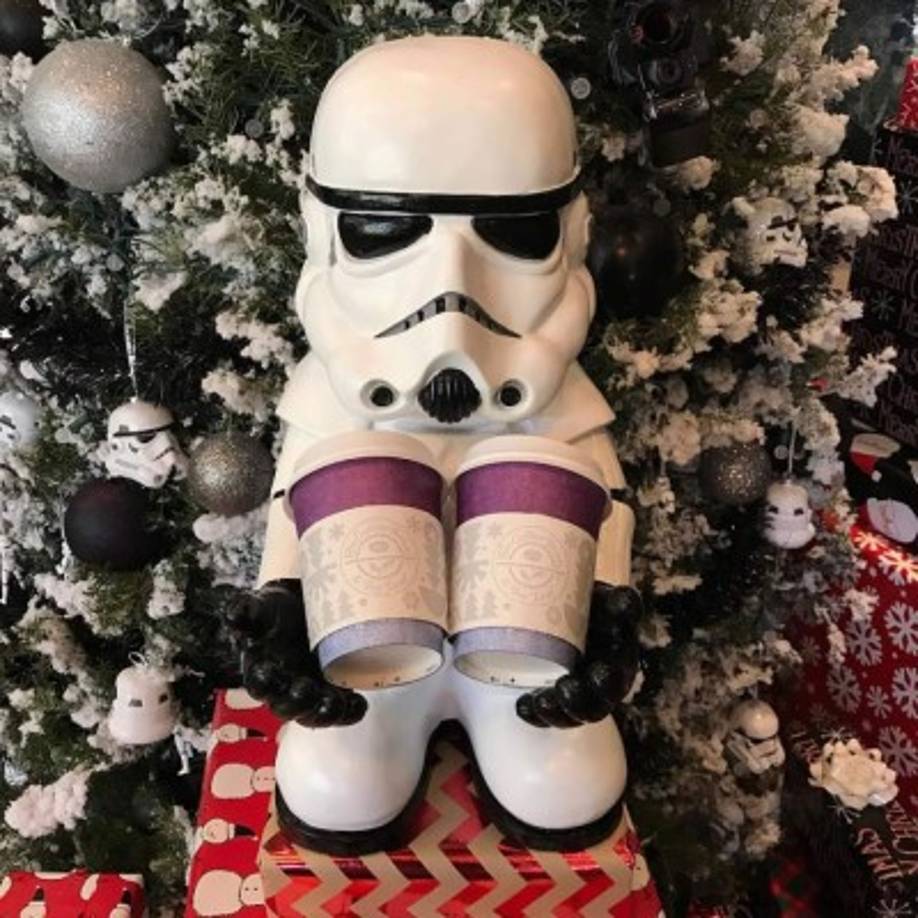 Un árbol de los drones de la Guerra de la Galaxias.