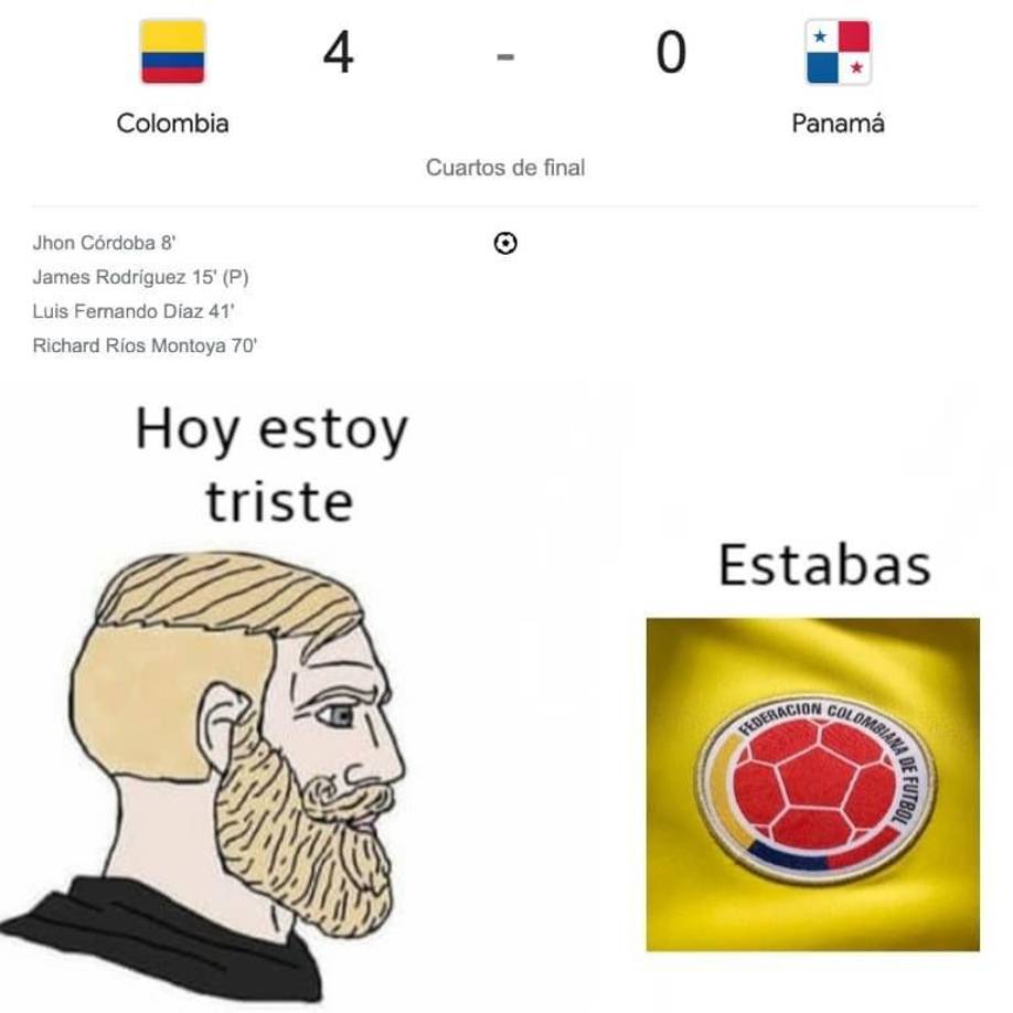 Los memes se burlan de Panamá tras paliza ante Colombia en Copa América