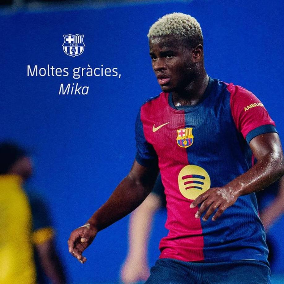 El Barcelona comunicó este domingo el traspaso de Mika Faye al Stade Rennais. El club azulgrana dio las cifras de la venta: la operación se cerró en 10,3 millones de euros. Además, la entidad catalana se reserva un derecho de recompra por 25 y el 30 por ciento de una futura venta del jugador.
