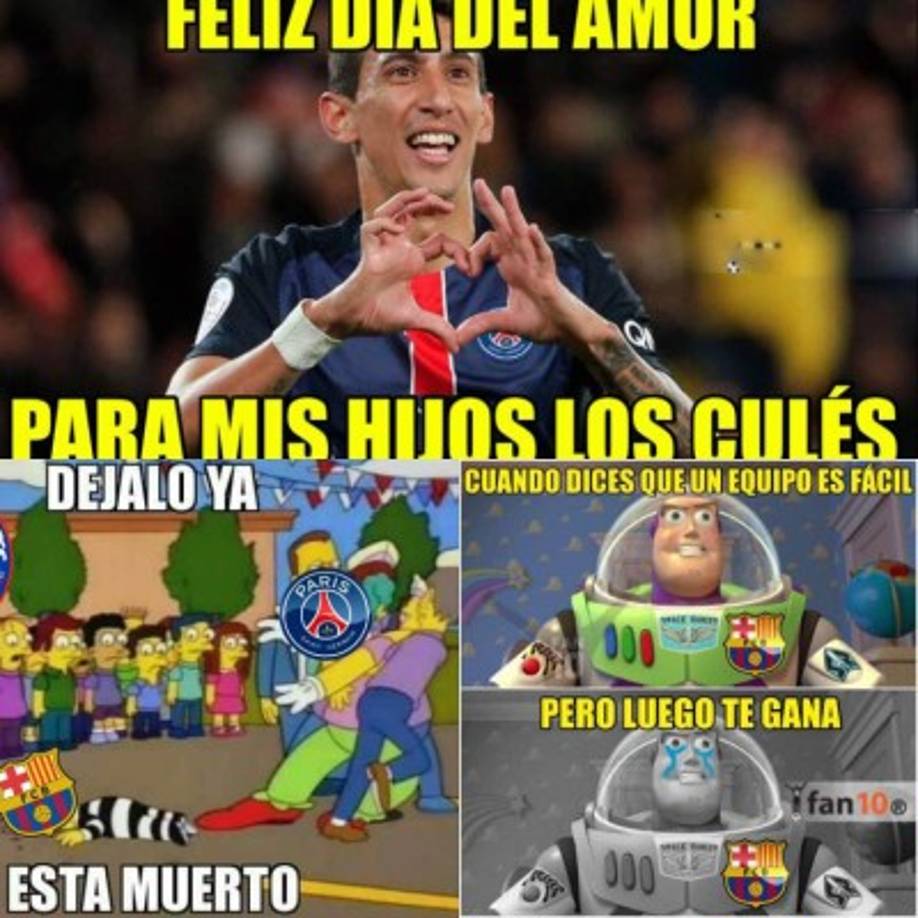 El Barcelona fue goleado 4-0 a manos del PSG por la ida de los octavos de final de la Champions League y los memes se hacen presentes.