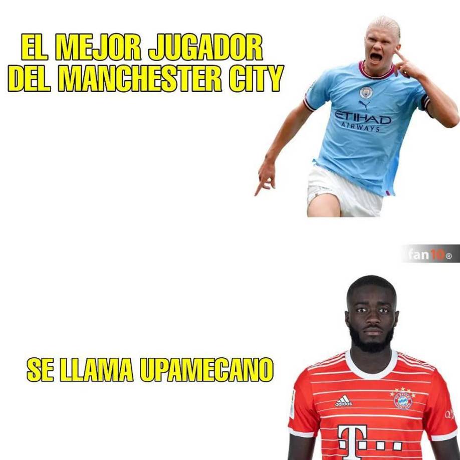 Barça protagonista de memes tras la goleada del City al Bayern
