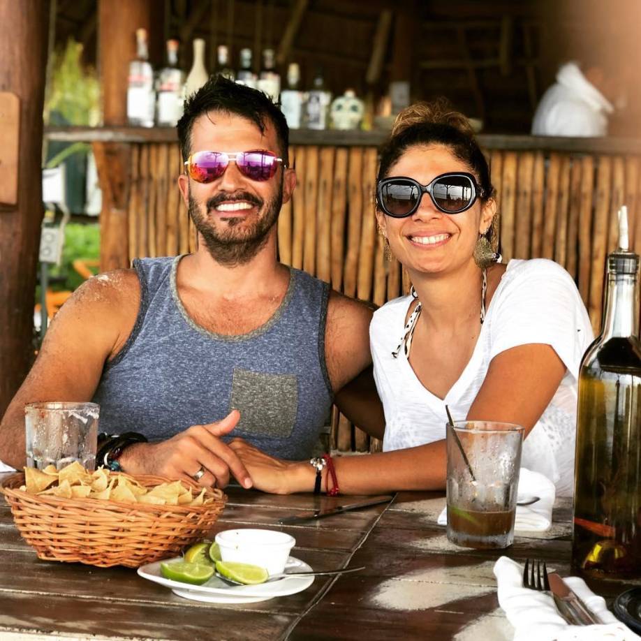 Fernando del Solar y Anna Ferro se casaron el pasado abril en Cancún. 