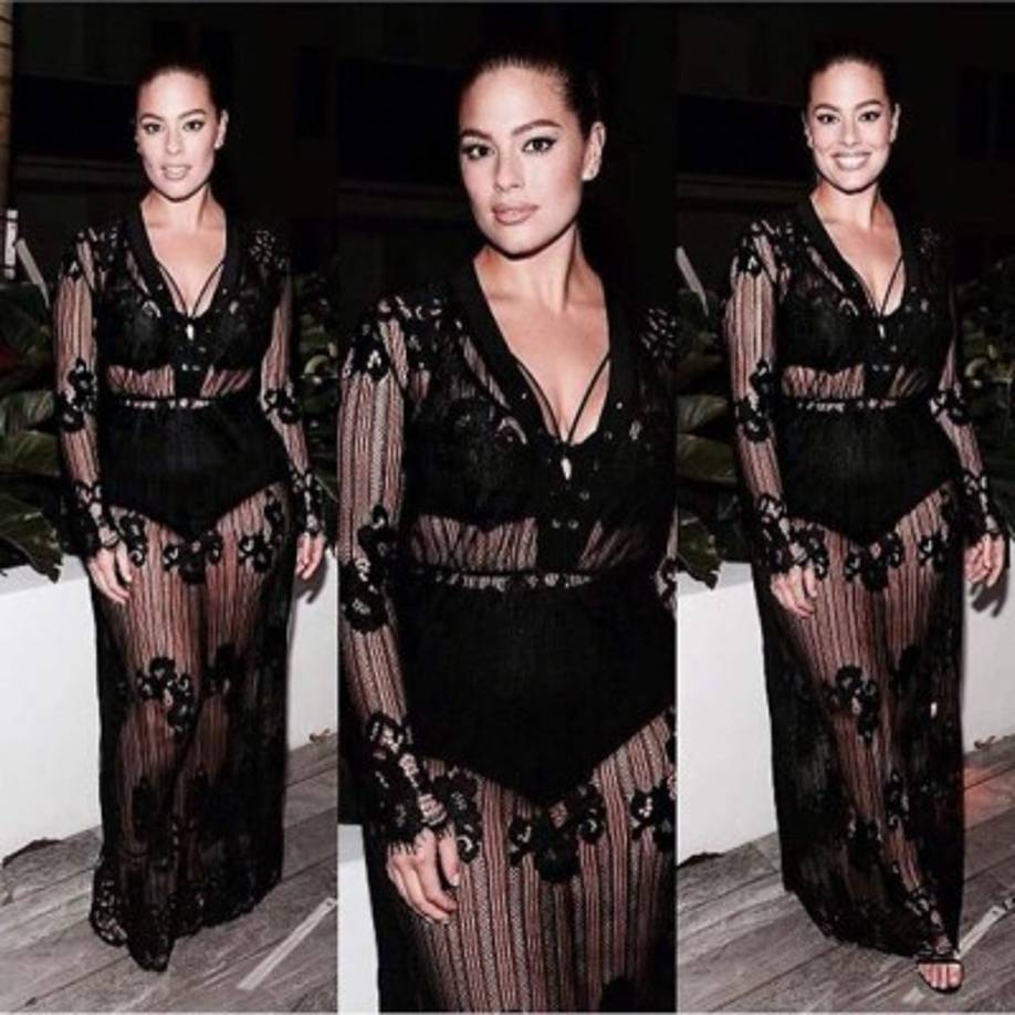 Ashley Graham mostró con desparpajo sus diseños y sus curvas porque el fenómeno llegó para quedarse.