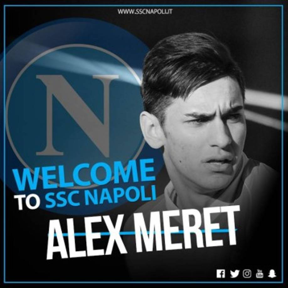Tras la salida de Pepe Reina rumbo al Milan, el Napoli ha fichado al portero Alex Meret, que llega procedente del Udinese. Desde Italia señalan que el traspaso del joven portero de 21 años se ha cerrado por unos 27 millones.