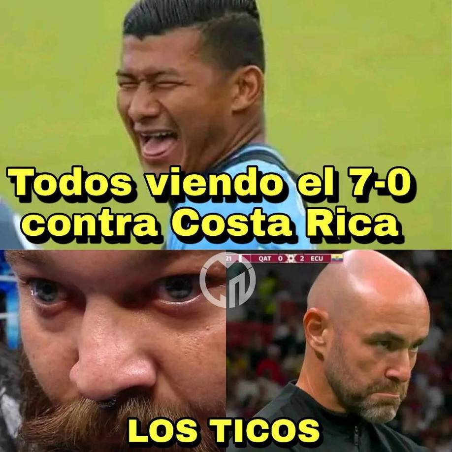 Los memes se burlan de Costa Rica tras ser goleada por España